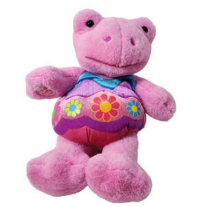 Build A Bear Plush Spring Pink Frog 16” Easter Egg Costume Stuffed Animal